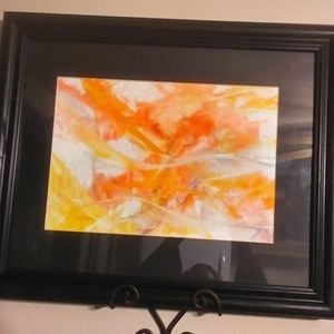 Acrylic string painting